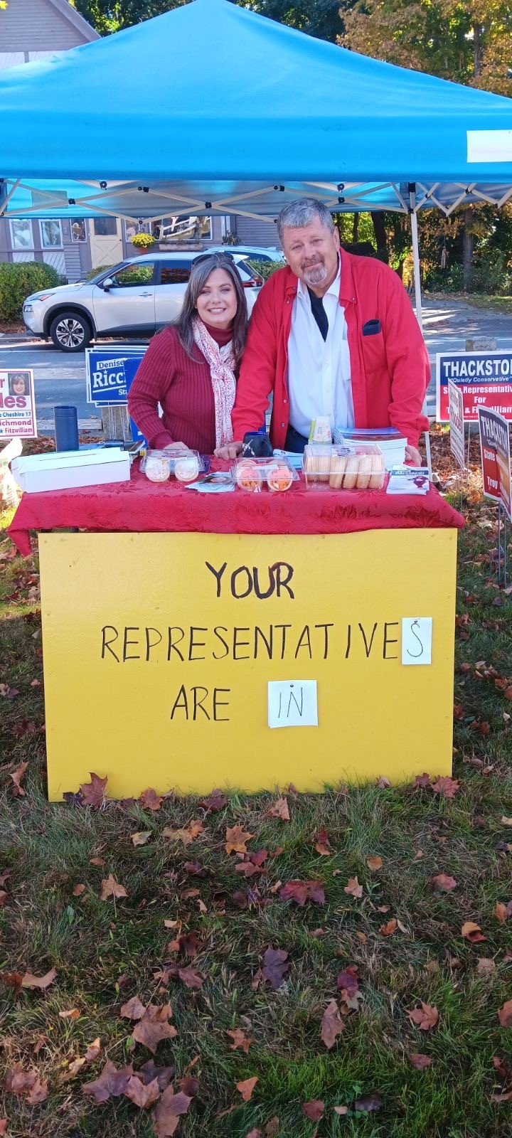 Jennifer and DT Your representatives are in!